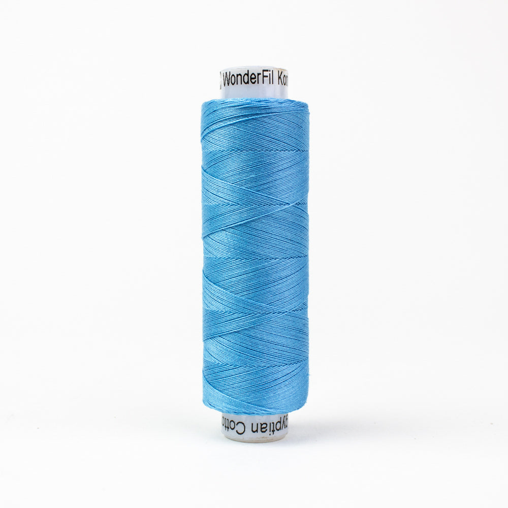 Wonderfil Konfetti Seaside Blue Thread 50 wt Cotton Mini Spool