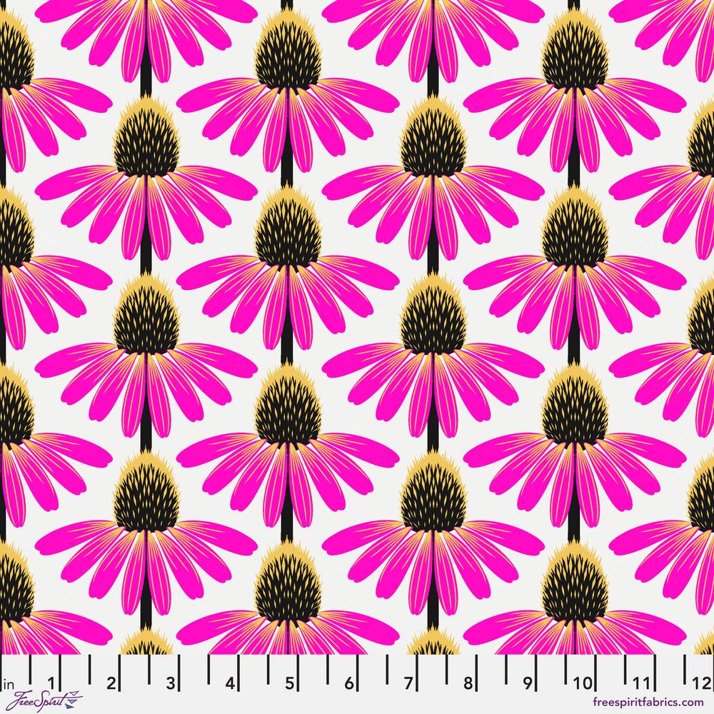 Anna Maria Love Always Echinacea True Pink Fabric
