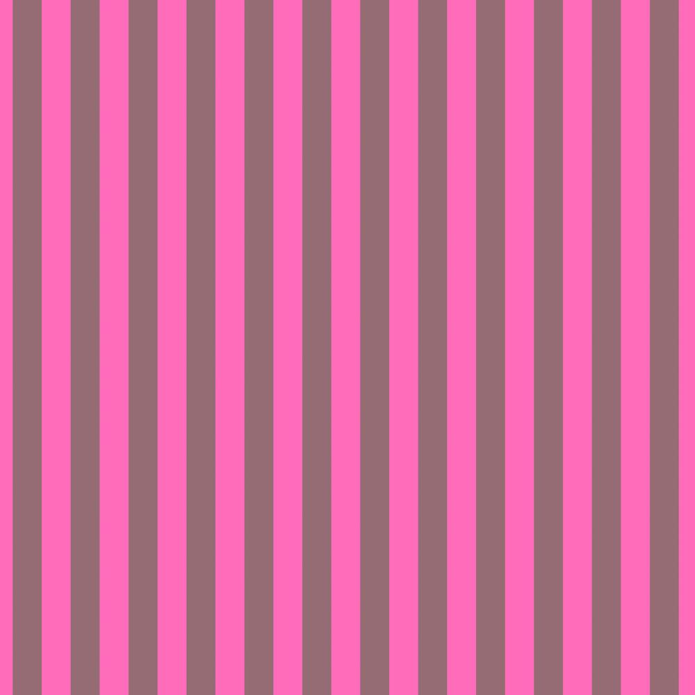 Tula Pink Neon Tent Stripe - Cosmic Pink Fabric