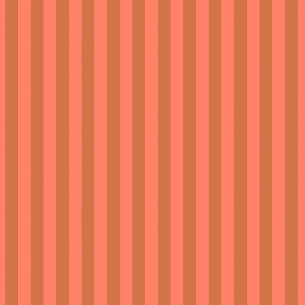 Tula Pink Neon Tent Stripe - Lunar Orange Fabric