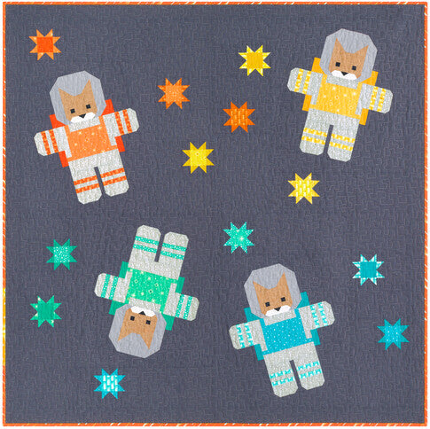 Elizabeth Hartman Cats in Space Quilt Pattern