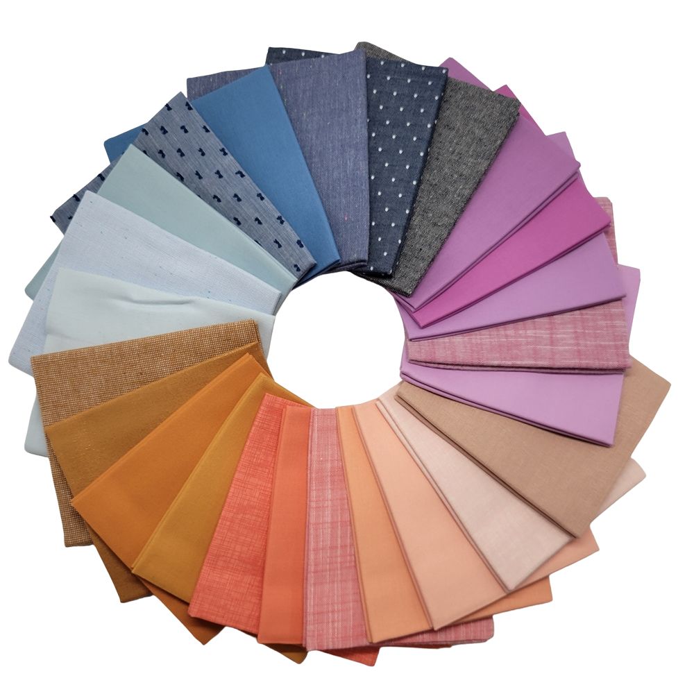 Palette Picks Curated by Lo & Behold Stitchery Fat Quarter Fabric Bundle