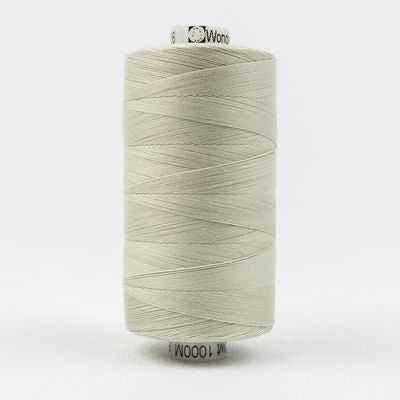 Wonderfil Konfetti 50 wt Cotton Thread in Pale Grey