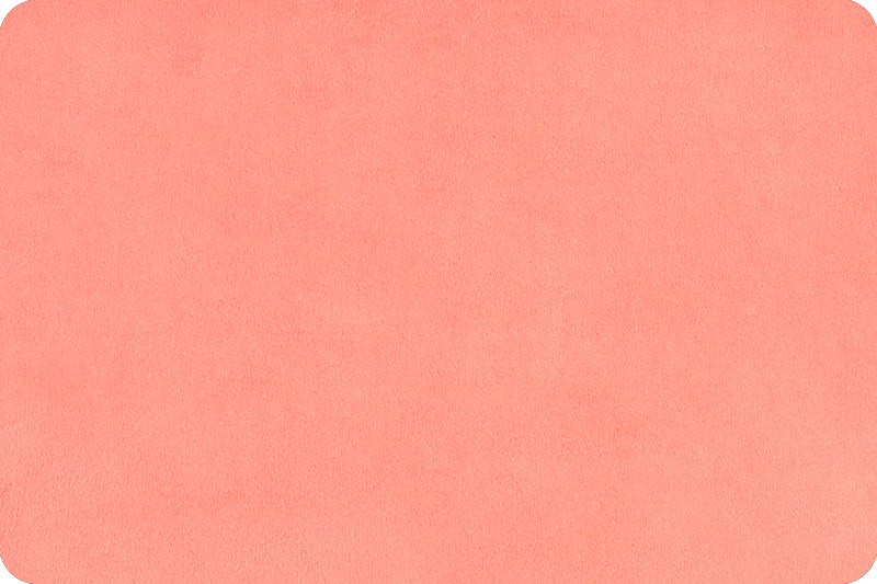 Cuddle Extra Wide 90" Coral Pink Minky Cuddle Fabric