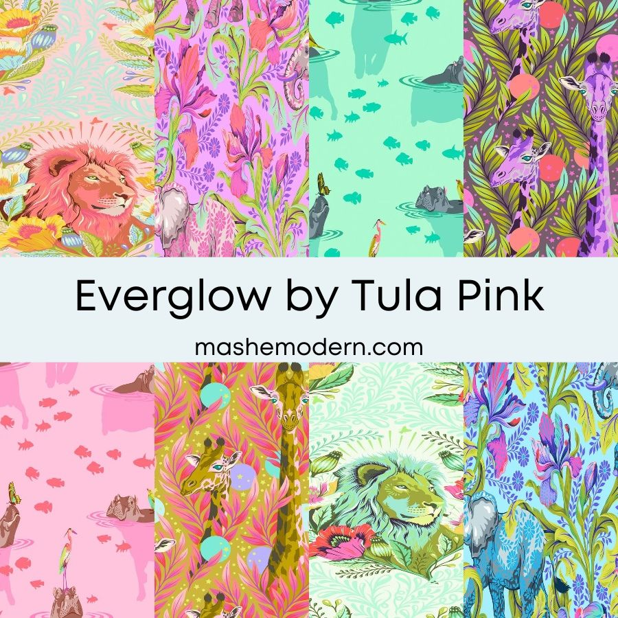 Tula Pink Everglow 8 Animal Prints Fabric Bundle – Mashe Modern Fabric and  Quilting