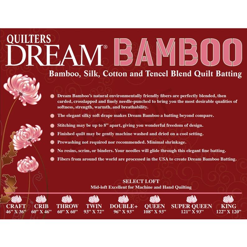 il_794xN.3049160977_p1liQuilter's Dream Bamboo Blend Batting per Inch