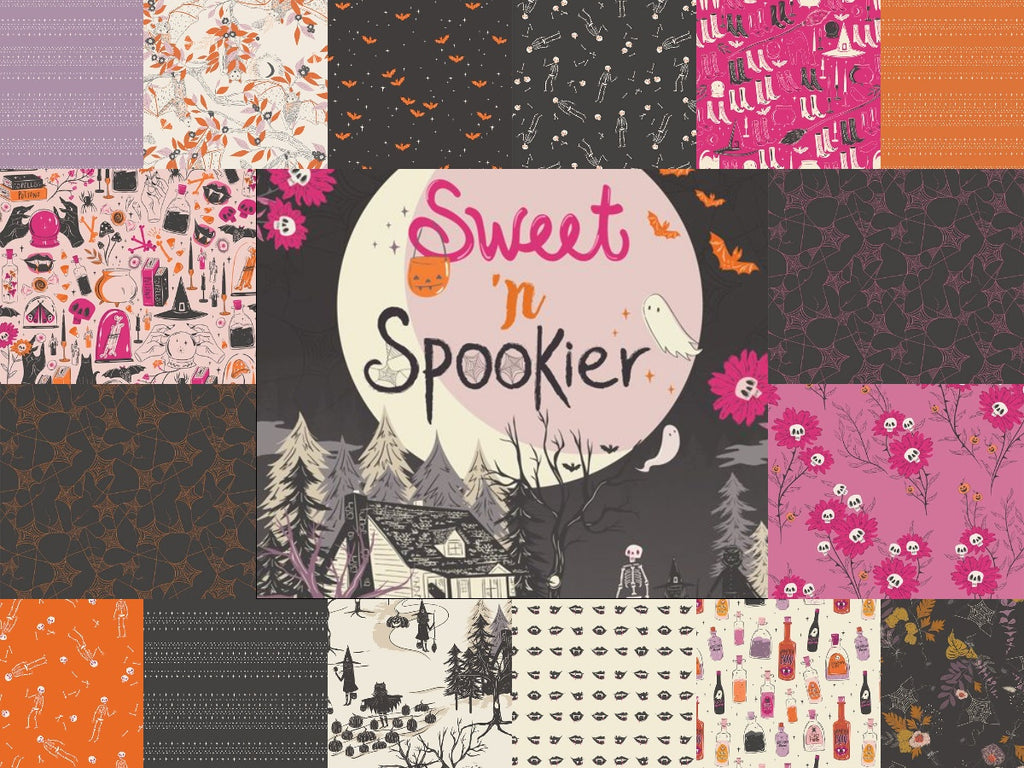 Art Gallery Studio Sweet 'n Spookier Fabric Bundle 15 Prints